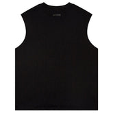 FEAR OF GOD Flocked letter crew neck Sleeveless T-Shirts